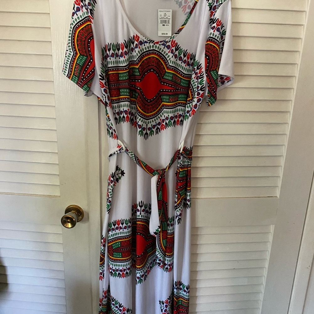 Brand new Ashley Stewart beautiful maxi dress